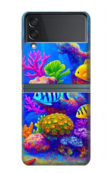 S4058 Colorful Aquarium Case For Samsung Galaxy Z Flip 3 5G