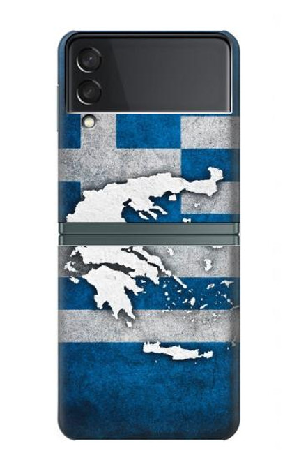 S4074 The Flag of Greece Case For Samsung Galaxy Z Flip 3 5G
