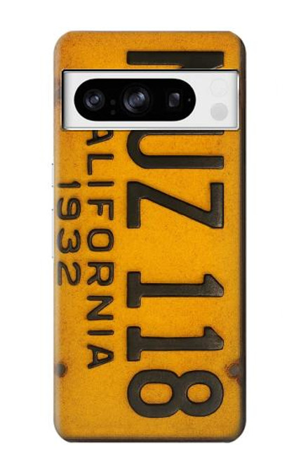 S4060 Vintage California Car License Plate Case For Google Pixel 8 pro