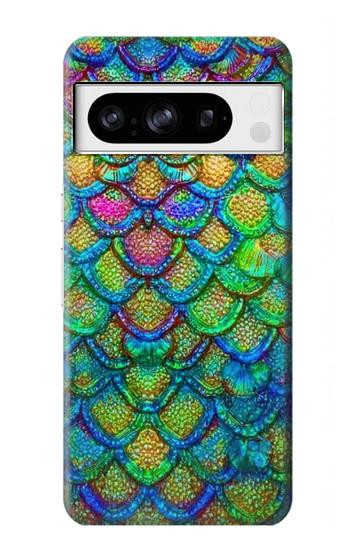 S4071 Colorful Mermaid Scale Case For Google Pixel 8 pro
