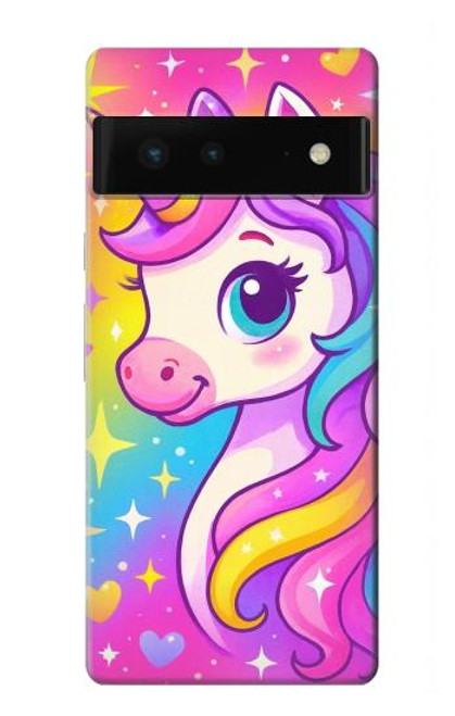 S4057 Cute Unicorn Cartoon Case For Google Pixel 6