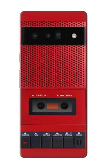 S4073 Vintage Red Cassette Player Graphic Case For Google Pixel 6 Pro