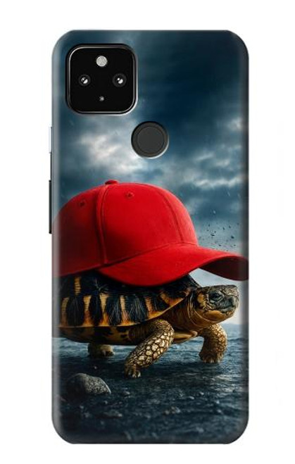 S4056 Madagascar Turtle Red Cap Case For Google Pixel 4a 5G