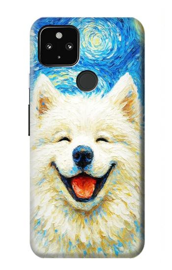 S4064 Smile Dog Van Gogh Starry Night Case For Google Pixel 4a 5G