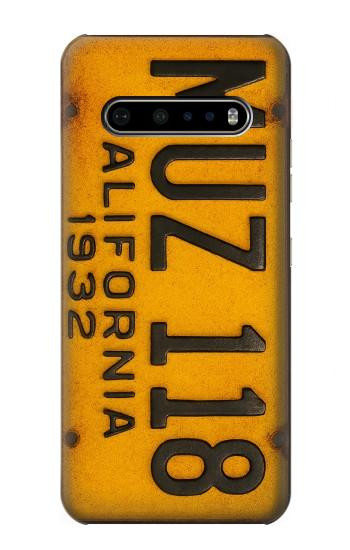 S4060 Vintage California Car License Plate Case For LG V60 ThinQ 5G