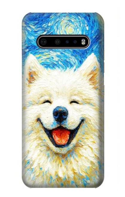 S4064 Smile Dog Van Gogh Starry Night Case For LG V60 ThinQ 5G