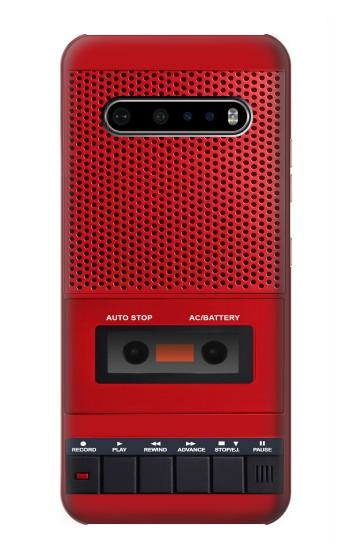 S4073 Vintage Red Cassette Player Graphic Case For LG V60 ThinQ 5G
