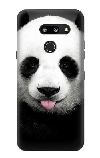 S4049 Cute Panda Stick Out Tongue Case For LG G8 ThinQ