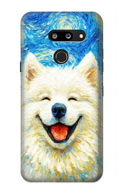 S4064 Smile Dog Van Gogh Starry Night Case For LG G8 ThinQ