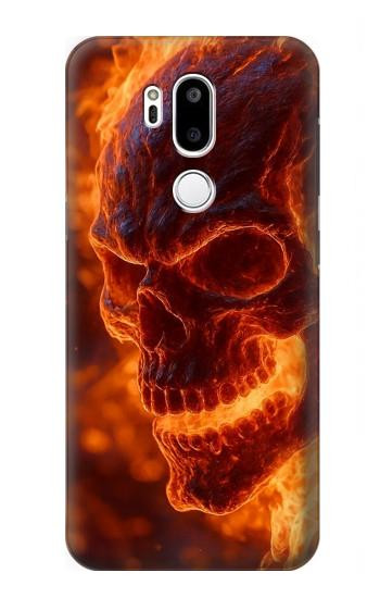 S4062 Fire Skull Case For LG G7 ThinQ
