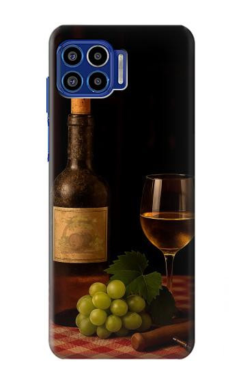 S4041 Old Vines Wine Case For Motorola One 5G