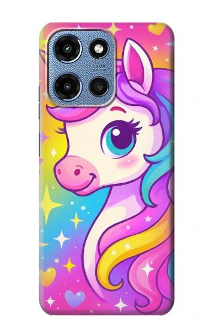 S4057 Cute Unicorn Cartoon Case For Motorola Moto G 5G (2025)