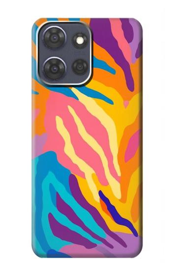 S4037 Colorful Zebra Pattern Case For Motorola Moto G Power (2025,2026)