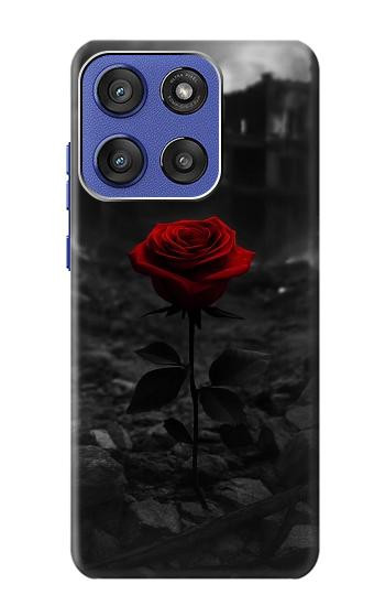 S4048 Red Rose Ruins Case For Motorola Moto G Stylus 5G (2025,2026), Edge 60 Stylus
