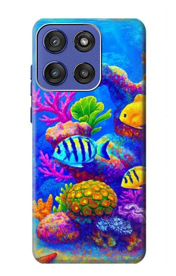 S4058 Colorful Aquarium Case For Motorola Moto G Stylus 5G (2025,2026), Edge 60 Stylus