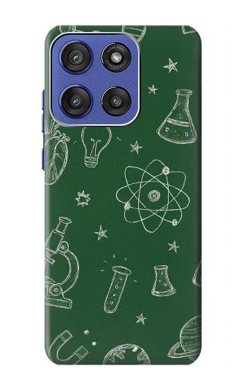 S4059 Science Chalkboard Graphic Case For Motorola Moto G Stylus 5G (2025,2026), Edge 60 Stylus