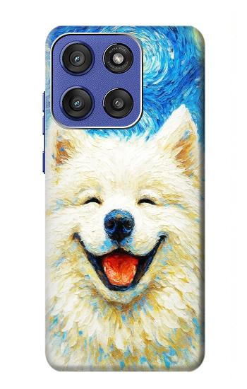 S4064 Smile Dog Van Gogh Starry Night Case For Motorola Moto G Stylus 5G (2025,2026), Edge 60 Stylus