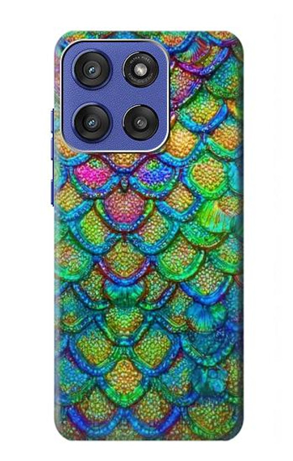 S4071 Colorful Mermaid Scale Case For Motorola Moto G Stylus 5G (2025), Edge 60 Stylus