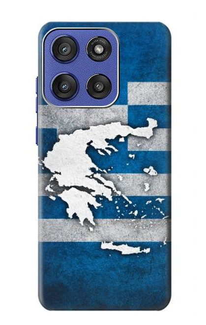 S4074 The Flag of Greece Case For Motorola Moto G Stylus 5G (2025), Edge 60 Stylus