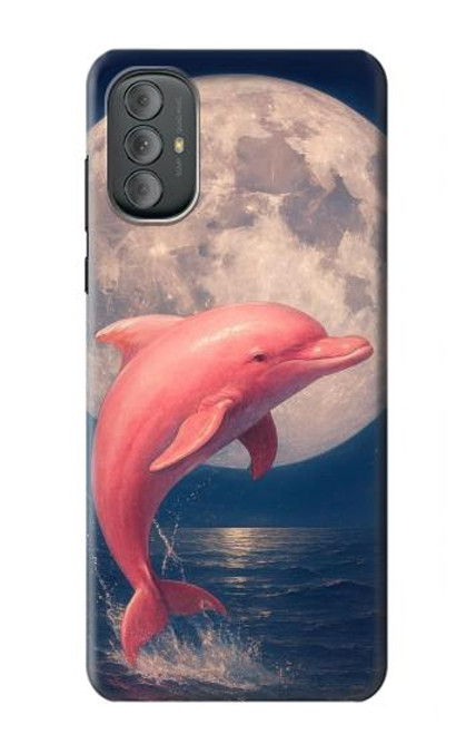 S4045 Dolphin Moon Night Case For Motorola Moto G Power 2022, G Play 2023