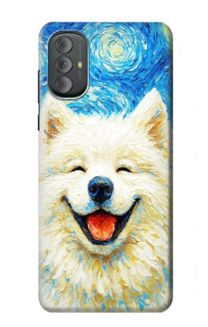 S4064 Smile Dog Van Gogh Starry Night Case For Motorola Moto G Power 2022, G Play 2023