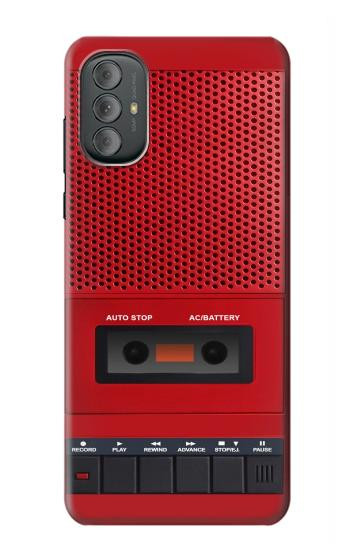 S4073 Vintage Red Cassette Player Graphic Case For Motorola Moto G Power 2022, G Play 2023