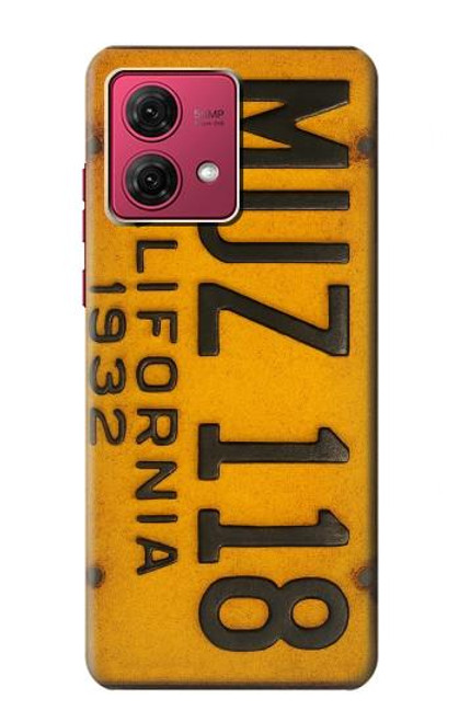S4060 Vintage California Car License Plate Case For Motorola Moto G84