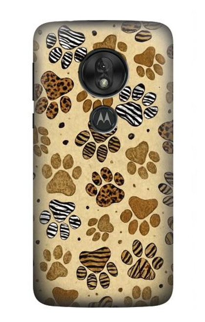 S4032 Wild Animal Paw Foot Print Case For Motorola Moto G7 Power
