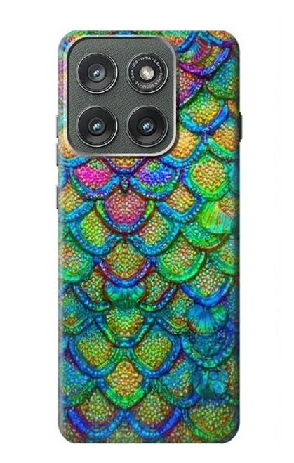 S4071 Colorful Mermaid Scale Case For Motorola Edge (2025)