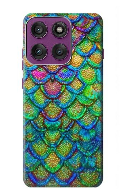 S4071 Colorful Mermaid Scale Case For Motorola Edge 60 Pro