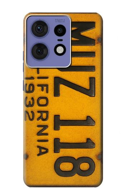 S4060 Vintage California Car License Plate Case For Motorola Edge 50 Pro