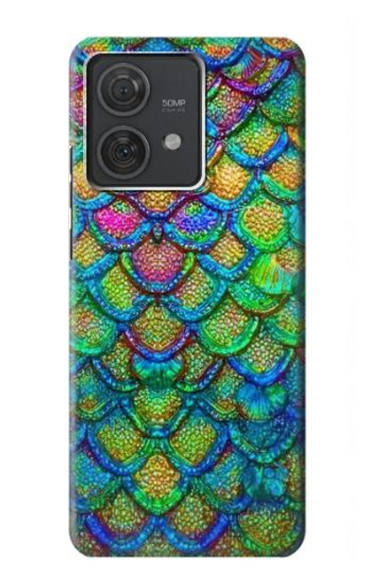 S4071 Colorful Mermaid Scale Case For Motorola Edge 40 Neo