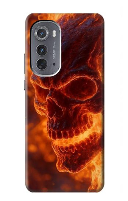 S4062 Fire Skull Case For Motorola Edge (2022)