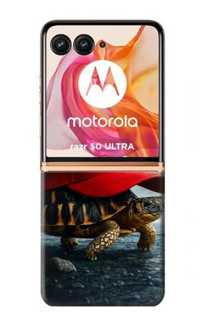 S4056 Madagascar Turtle Red Cap Case For Motorola Razr 50 Ultra