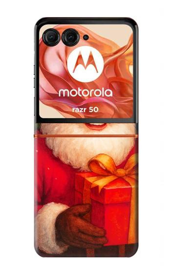 S4046 Happy Santa Case For Motorola Razr 70,60,50, Razr (2026, 2025, 2024)