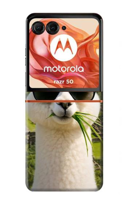 S4069 Alpaca Sunglasses Case For Motorola Razr 50
