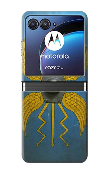 S4052 Blue Roman Shield Case For Motorola Razr 40 Ultra