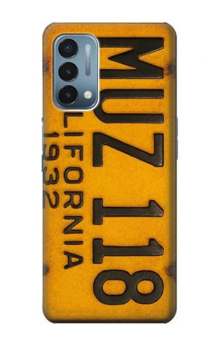 S4060 Vintage California Car License Plate Case For OnePlus Nord N200 5G