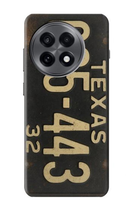 S4061 Vintage Texas Car License Plate Case For OnePlus 13R