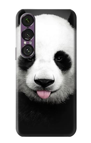 S4049 Cute Panda Stick Out Tongue Case For Sony Xperia 1 VII
