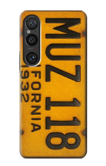 S4060 Vintage California Car License Plate Case For Sony Xperia 1 VI