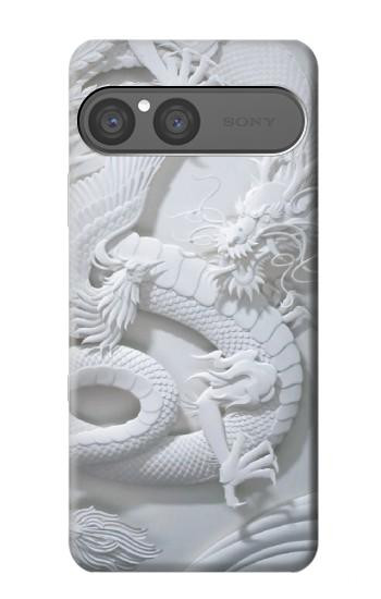 S0386 Dragon Carving Case For Sony Xperia 10 VII, 10 VIII