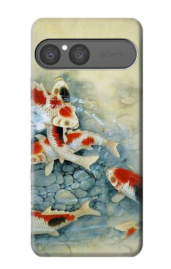 S1654 Koi Carp Fish Art Painting Case For Sony Xperia 10 VII, 10 VIII