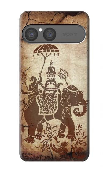 S2102 Thai Art Buddha on Elephant Case For Sony Xperia 10 VII
