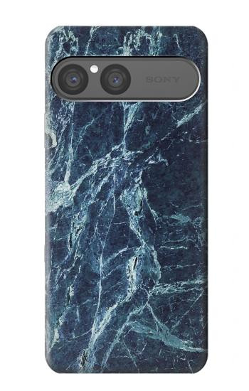 S2799 Light Blue Marble Stone Graphic Printed Case For Sony Xperia 10 VII, 10 VIII
