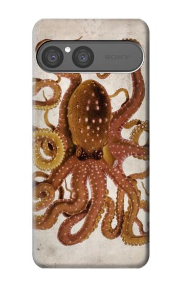 S2801 Vintage Octopus Case For Sony Xperia 10 VII, 10 VIII