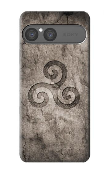 S2892 Triskele Symbol Stone Texture Case For Sony Xperia 10 VII