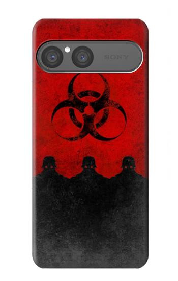S2917 Biohazards Virus Red Alert Case For Sony Xperia 10 VII, 10 VIII