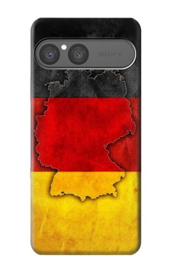 S2935 Germany Flag Map Case For Sony Xperia 10 VII, 10 VIII