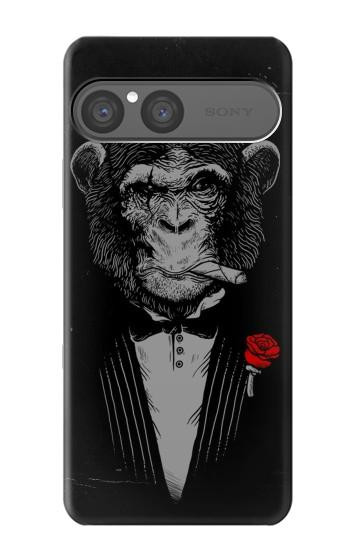 S3167 Funny Monkey God Father Case For Sony Xperia 10 VII, 10 VIII